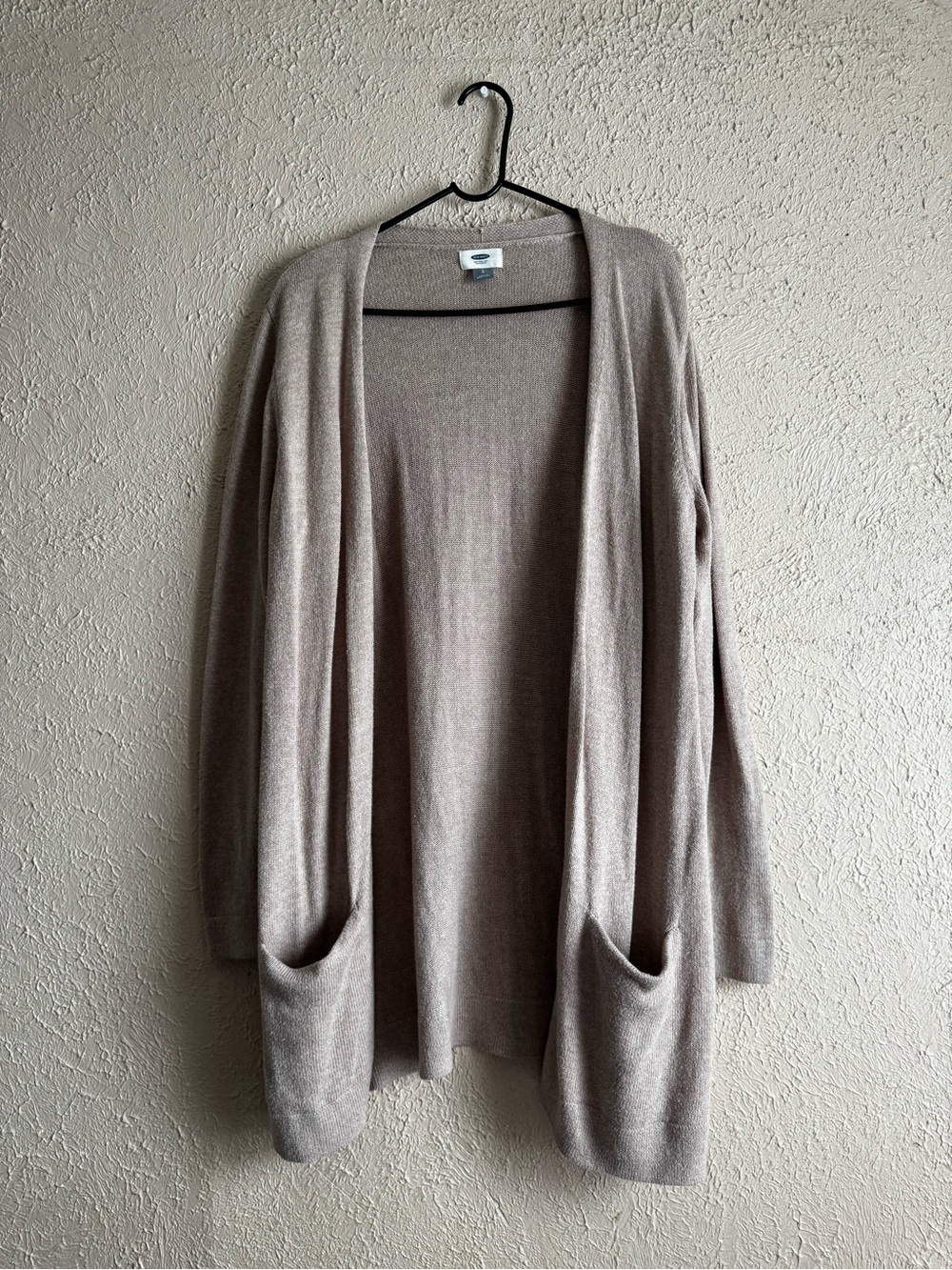 Old navy Cozy Open-Front Taupe Sweater Cardigan